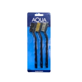 Kit Escova de Aço com Cabo 3 Peças Aquatools