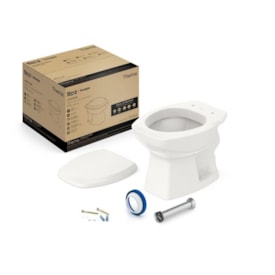 Kit Roca Nexo Bacia Convencional + Assento + Kit Instação