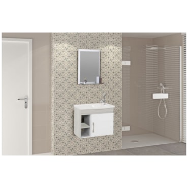 Kit Rorato Turim Suspenso 55,5cm Branco Kit Rorato Turim Suspenso 55,5cm Branco