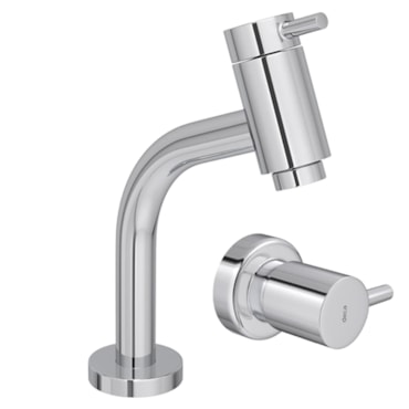 Kit Torneira para Lavatório De Mesa Deca Link Com 1 Acabamento de Registro 1197.C.LNK.KIT1 Kit Torneira para Lavatório De Mesa Deca Link Com 1 Acabamento de Registro 1197.C.LNK.KIT1