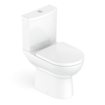 Kit Vaso Sanitário Celite c/ Caixa Acoplada e Assento Soft Close Smart Branco Brilhante