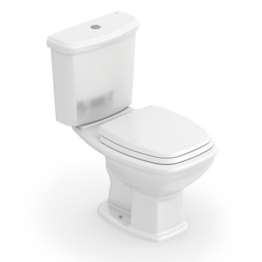 Kit Vaso Sanitário com Caixa Acoplada + Assento PP Soft Close Celite