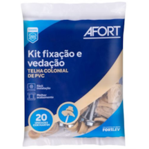 Kit Vedação Fixa Colonial Marfim 20un