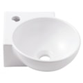 Lavatório Suspenso Celite Canto Branco M 39,5x30cm