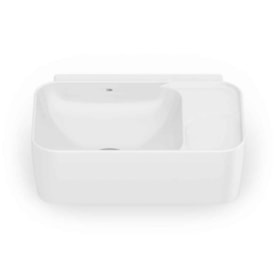 Lavatório Suspenso Eco Branco Celite 41x30cm