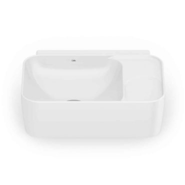 Lavatório Suspenso Eco Branco Celite 41x30cm