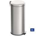 Lixeira Tramontina Aço Inox Polido com Pedal 30L