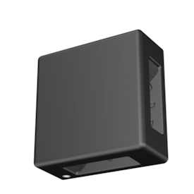 Luminária Arandela de Led Kian 14922 IP65 4 Focos 6W Preto