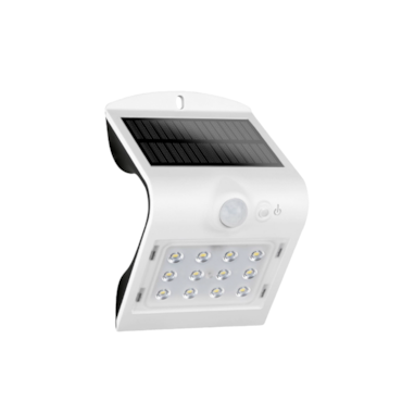 Luminária Arandela Solar Led Kian 1,5W Branca Luminária Arandela Solar Led Kian 1,5W Branca