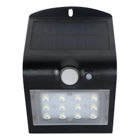 Luminária Arandela Solar Led Kian 1,5W Preta