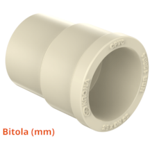 Luva de Transição F/F Ultraterm Soldável Dn22x20mm