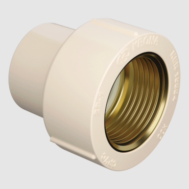 Luva de Transição RF CPVC Ultraterm 22mmX1/2'' Krona Luva de Transição RF CPVC Ultraterm 22mmX1/2'' Krona