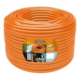 Mangueira de jardim Tramontina Super Flex Orange 200m 1/2