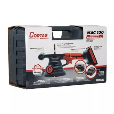 Máquina para Assentamento de Piso à Bateria Cortag com Maleta MAC100