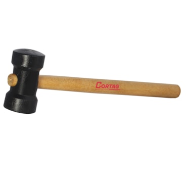 Martelo Cortag de Borracha Preto 40mm