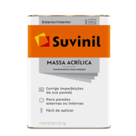 Massa Acrílica Suvinil Latão 25kg