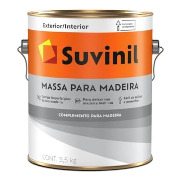 Massa para Madeira Suvinil Galão 5,5L