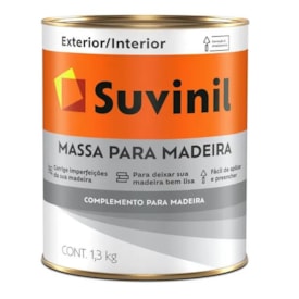Massa para Madeira Suvinil Litro 1,3L