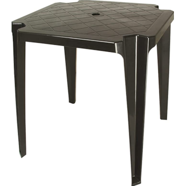 Mesa Monobloco Ouro Preto Antares Plástico Preta