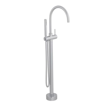 Misturador Monocomando de Piso para Banheira Redondo Deca You Cromado Misturador Monocomando de Piso para Banheira Redondo Deca You Cromado