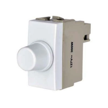 Módulo Dimmer Rotativo de Potência Sleek Branco