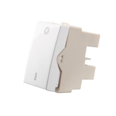 Módulo Interruptor Bipolare Simples 25a 250v Branco Módulo Interruptor Bipolare Simples 25a 250v Branco