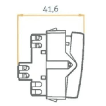 Módulo Interruptor Paralelo 10A 250V Clean Ebony 16810