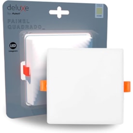 Painel Led Flat 18w 4000k Emb Quadrado Bivolt Ip20 Br Deluxe