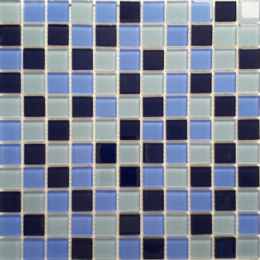 Pastilha Azul de Vidro Detalli DVB 001 30x30cm Pastilha Azul de Vidro Detalli DVB 001 30x30cm