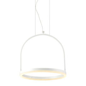 Pendente Avant Cage Pequeno ALUM LED 12W BIV Branco