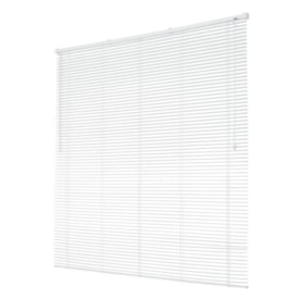 Persiana Evolux Horizontal PVC Off Branca 1,40x1,30m