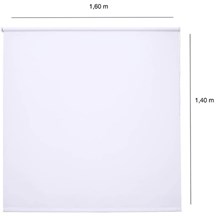 Persiana Toucher Rolô Evolux 1,60x1,40m Branca Translucida