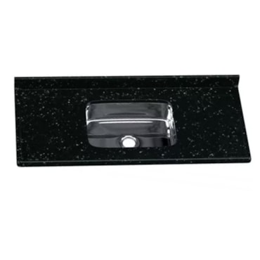 Pia de Cozinha Preta com Cuba Rorato 120x55cm Pia de Cozinha Preta com Cuba Rorato 120x55cm