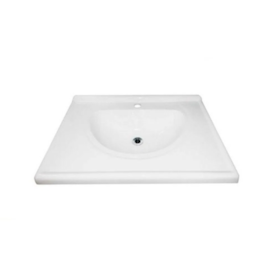 Pia Rorato Roralit Monaco Marmore Sintetico 64x45,5cm Branco