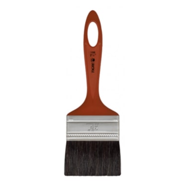 Pincel Trincha Simples Marrom 186 2.1/2 TIGRE Pincel Trincha Simples Marrom 186 2.1/2 TIGRE