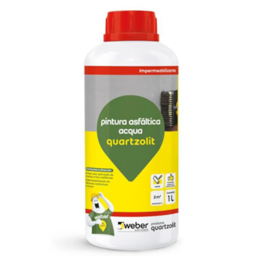 Pintura Asfáltica Acqua 1LT