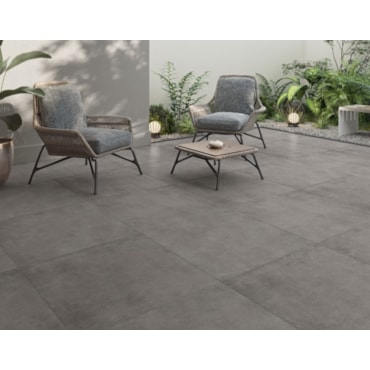 Piso Citta Grigio Granilhado Retificado Marmogres 75x75cm