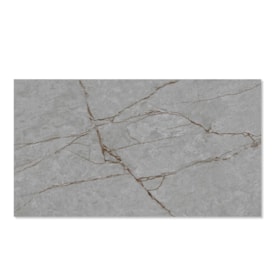 Piso Incanto Retificado Polido Cinza 56x113cm 2,53m2 Marmoceramica