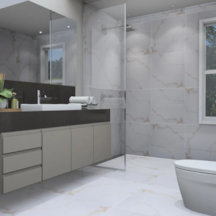 Piso Viva VPC Brillhante Branco 58055 58x58