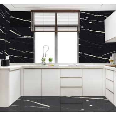 Piso Vivence Armani Black 56x113cm