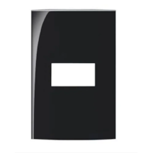 Placa Ebony 4x2 1 Posto Horizontal R21420