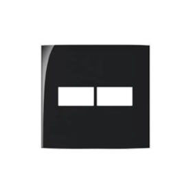Placa Ebony 4x4 2 Postos Horizontal R15911