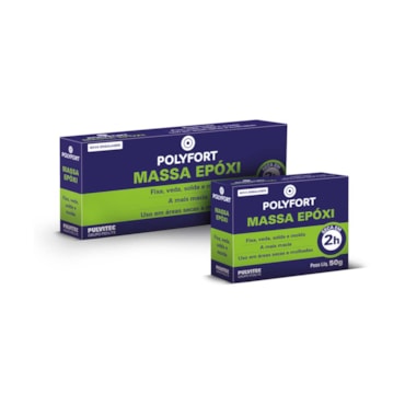 Polyfort Massa Epóxi 50g Pulvitec