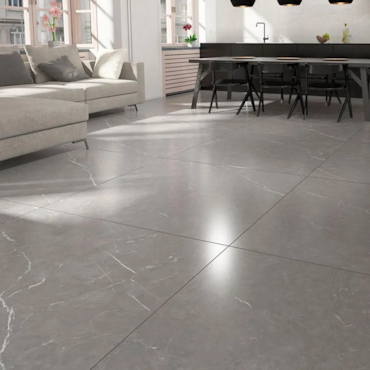 Porcelanato Acetinado Polido Venato Grigio Delta 120x120cm