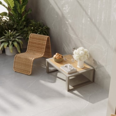 Porcelanato Biancrogres Pulpis Grigio Lux Polido 100x100cm