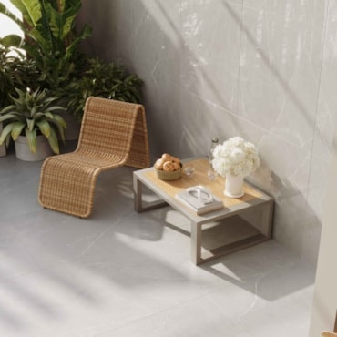 Porcelanato Biancrogres Pulpis Grigio Satin Acetinado 100x100cm