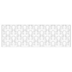 Porcelanato Ceusa Leque Branco Acetinado 32x100cm