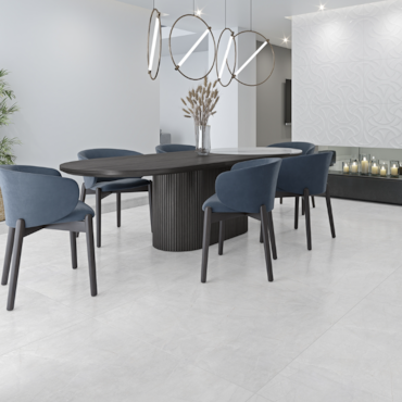 Porcelanato Damme Pulpis White Acetinado 121x121cm