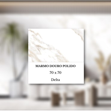 Porcelanato Delta Marmore Douro Polido 70x70 2316