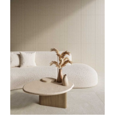 Porcelanato Dorcia Beige Satin 100x100cm